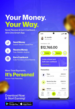 Fintech E-Wallet App Promo Banner