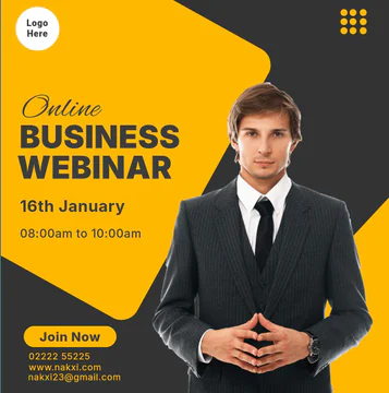 Leadership Business Webinar Post – Template Design