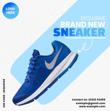 Free Shoe Design Branding Template