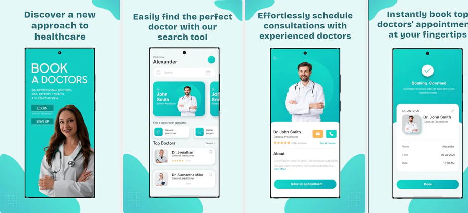Play Store Template for Health & Appointment Apps